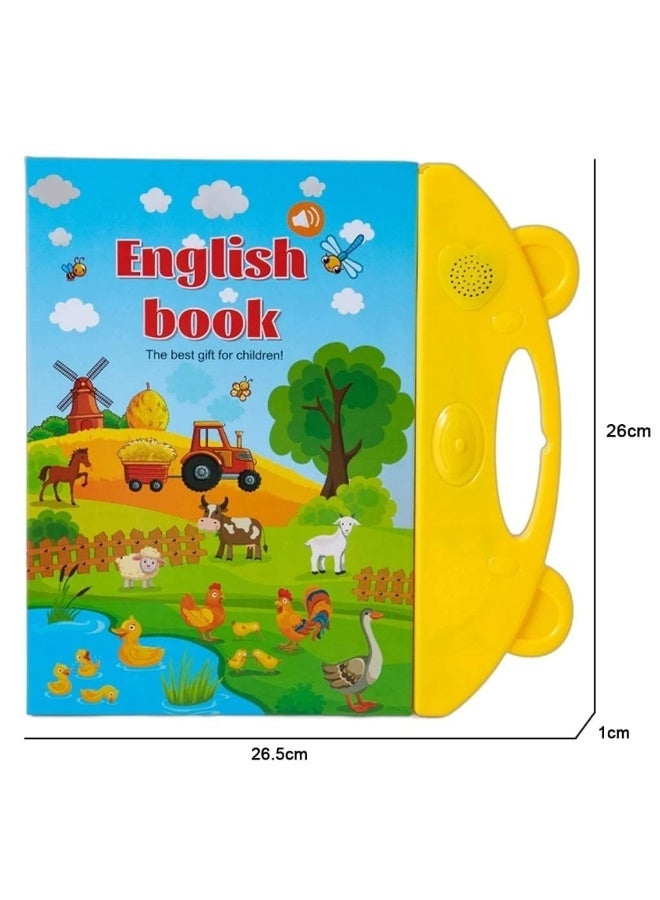 كتاب تعليم الإنجليزي التفاعلي للأطفال باللمس | كتاب صوتي تعليمي ناطق للحروف والأرقام والأغاني بلهجة أمريكية للحضانة - Image 5